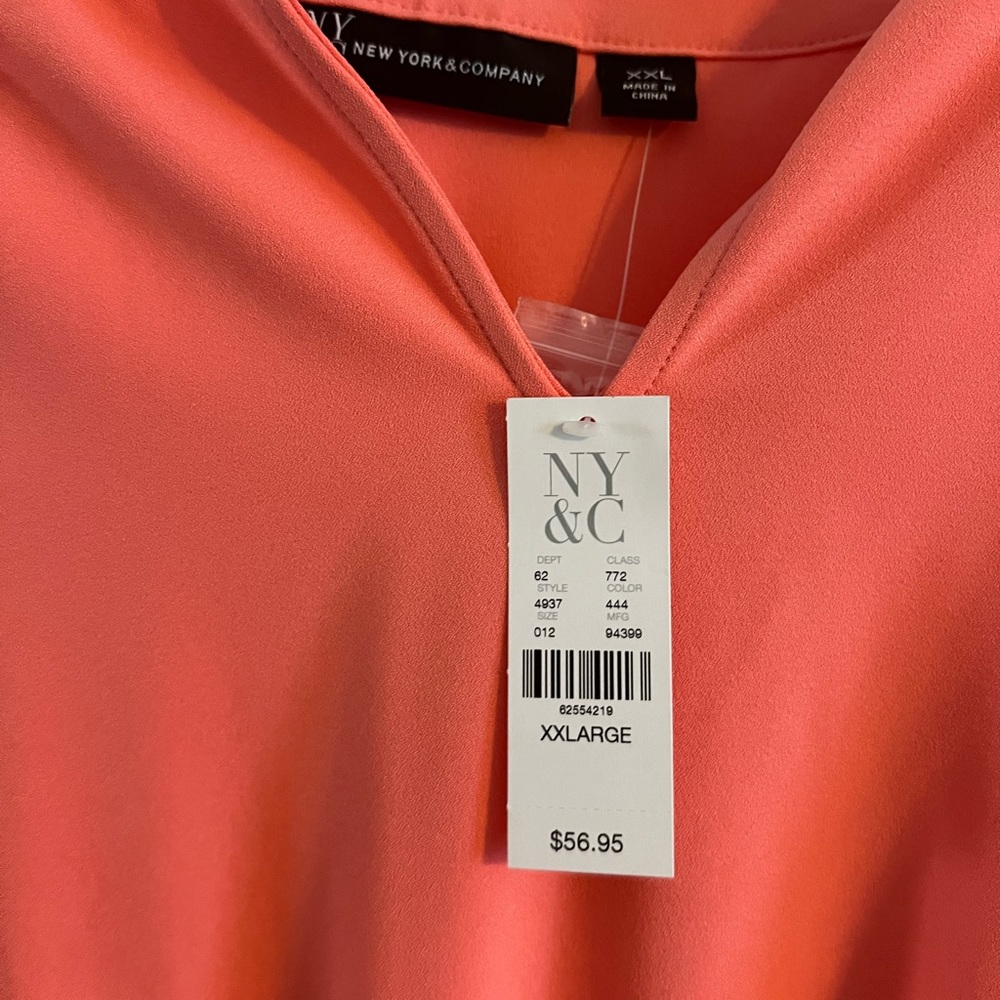 Xxl orange brand new with pockets
